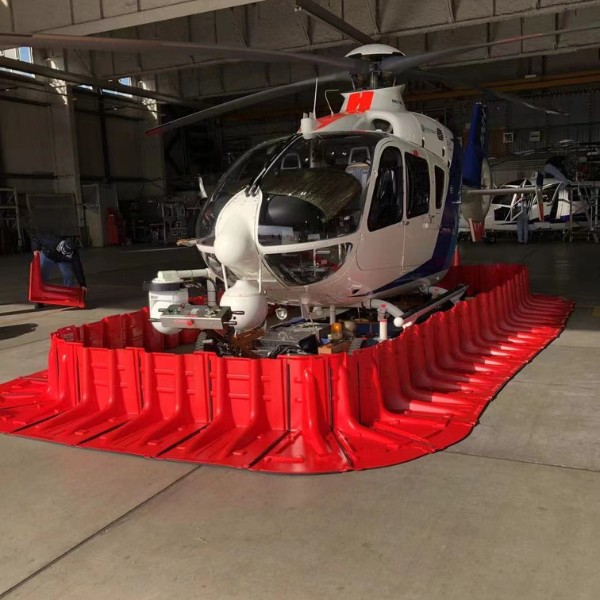 Reusable and Flexible L Shaped Flood Barrier