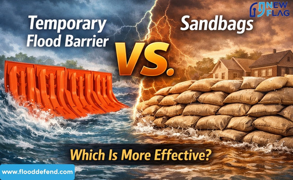Temporary Flood Barrier vs. Sandbags Which Is More Effective