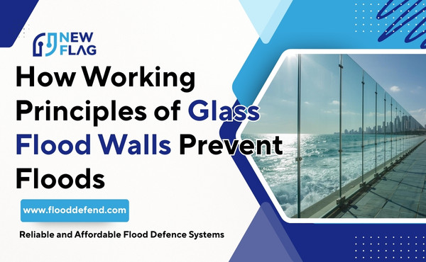 Structural design of Glass Flood Walls for flood protection.