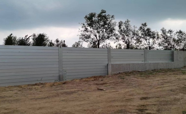 Custom demountable flood barriers installed for flood protection