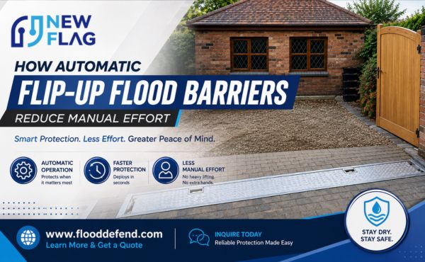 How Automatic Flip-Up Flood Barriers Reduce Manual Effort 4 How Automatic Flip-Up Flood Barriers Reduce Manual Effort