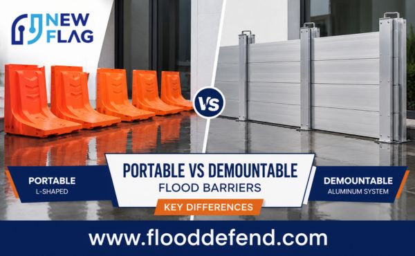 Portable vs Demountable Flood Barriers: Key Differences 1 Portable vs Demountable Flood Barriers: Key Differences